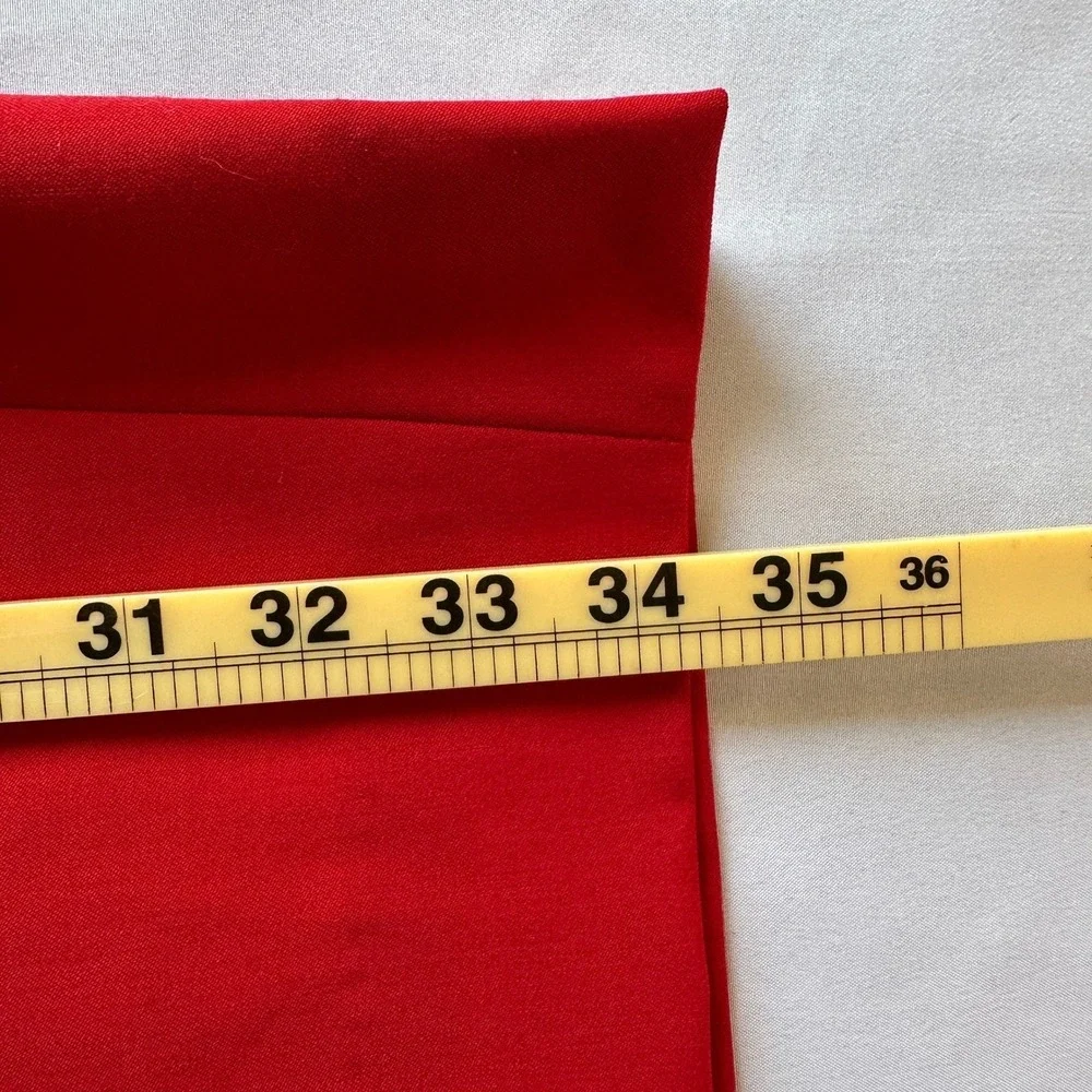 Brooks Brothers Sheath Dress Womens 8P‎ Red Wool Blend Classic Chic Business